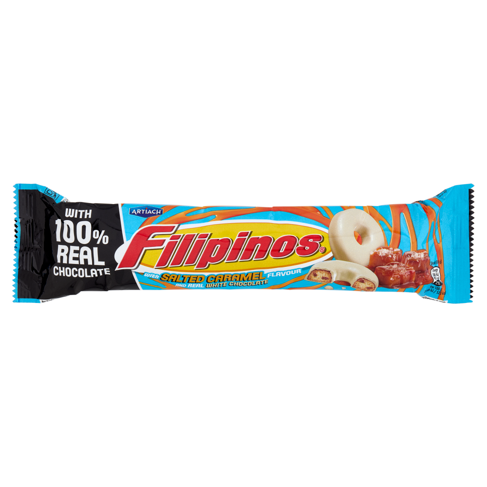 Artiach Filipinos with Salted Caramel Flavour and Real White Chocolate 118 g