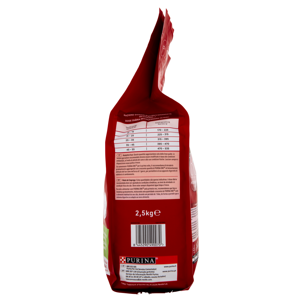 PURINA ONE Medium/Maxi Monoprotein Adult Tacchino 2,5 kg 