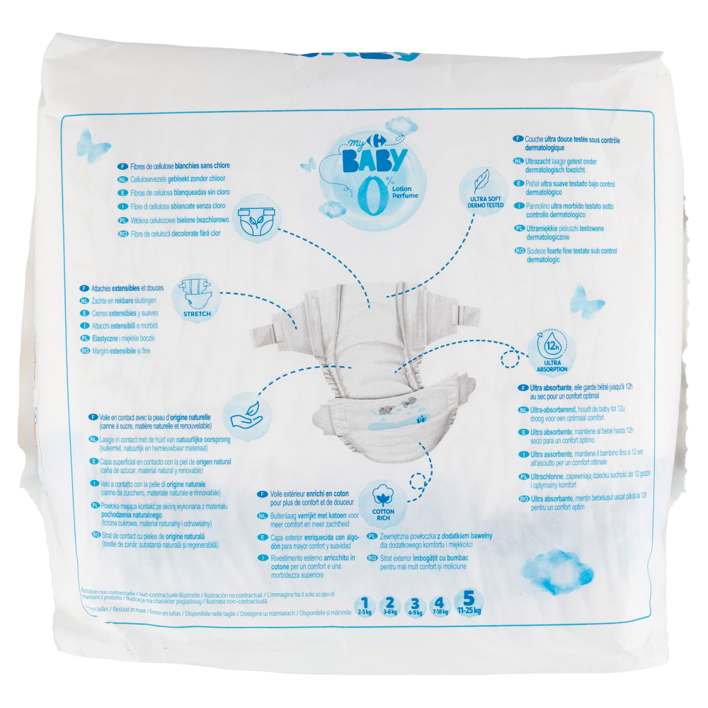 Carrefour my Baby Pannolini 5 Junior 11-25 kg 24 pz