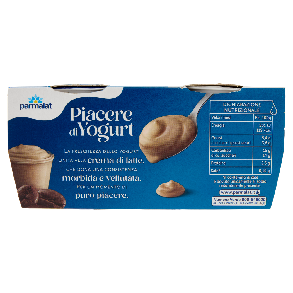 PARMALAT Piacere di Yogurt Caffè 2x115g