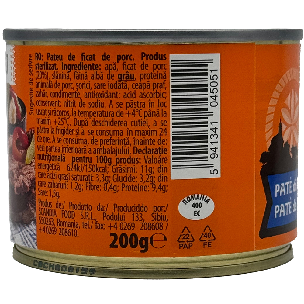 PATE DI FEGATO DI MAIALE 200g