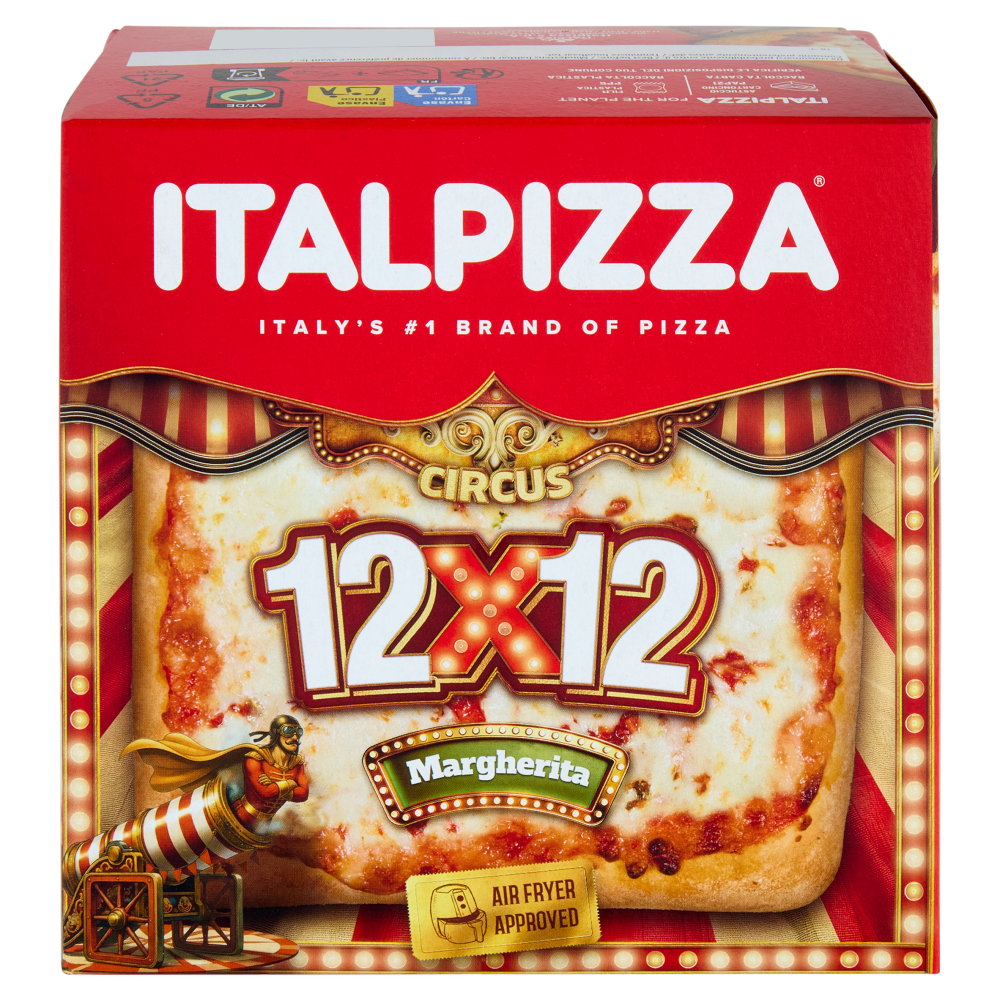 Italpizza 12x12 Margherita Circus 4 x 90 g