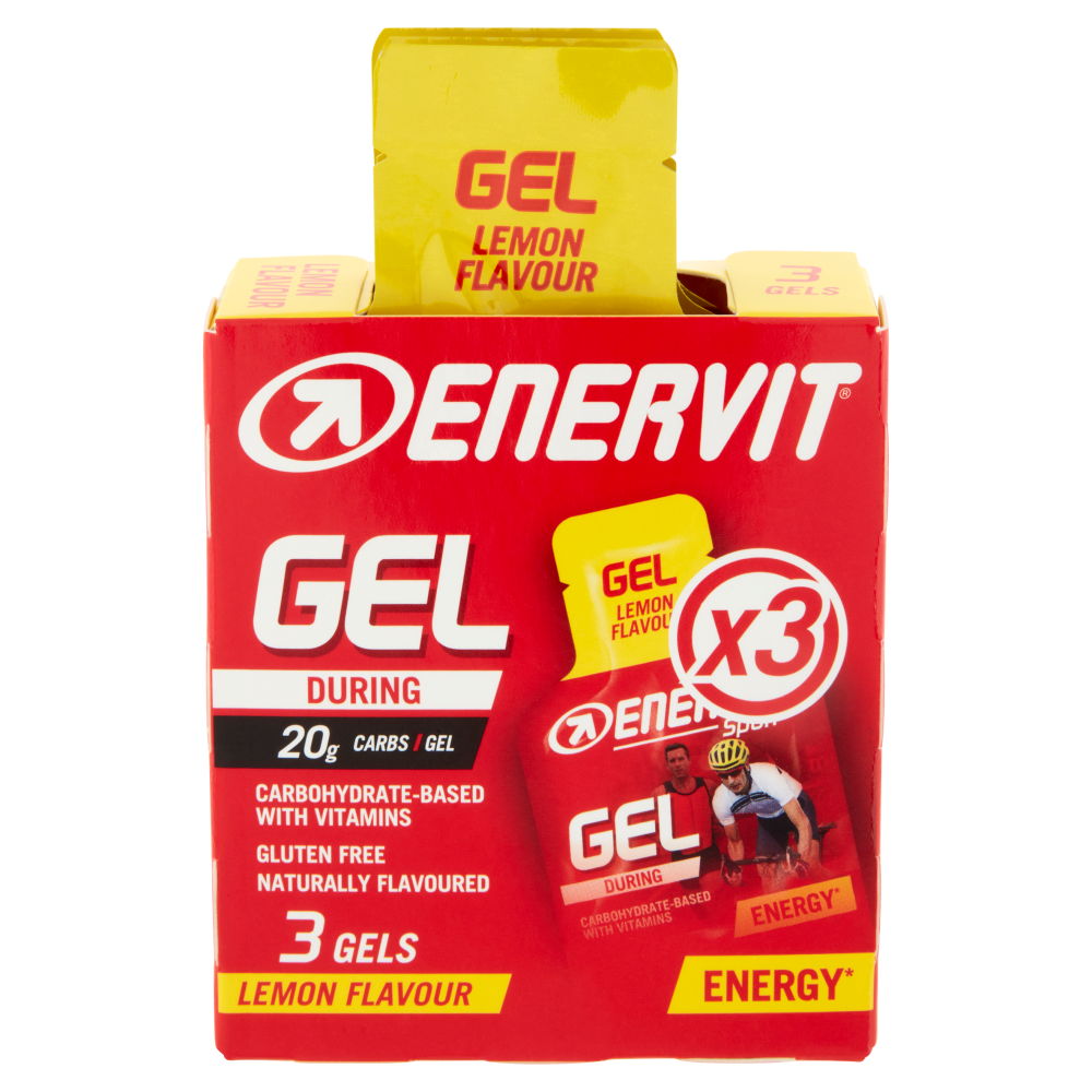 Enervit Gel Lemon Flavour 3 x 25 ml