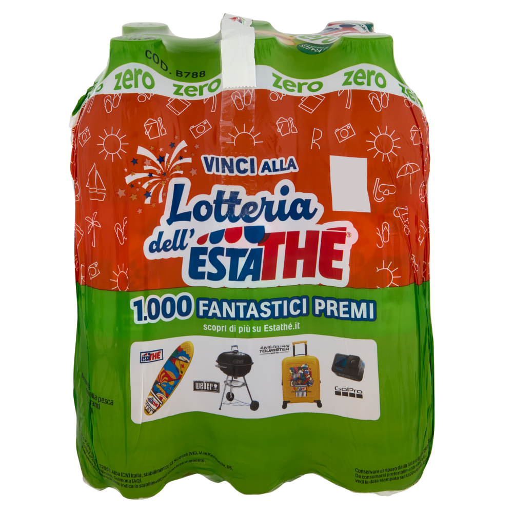 Estath&eacute; zero pesca 6 x 1,5 L