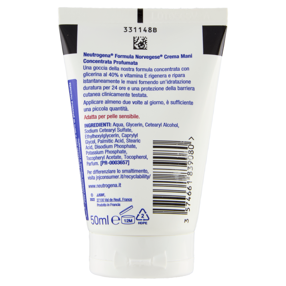 Neutrogena Formula Norvegese Crema Mani Concentrata Profumata 50 ml