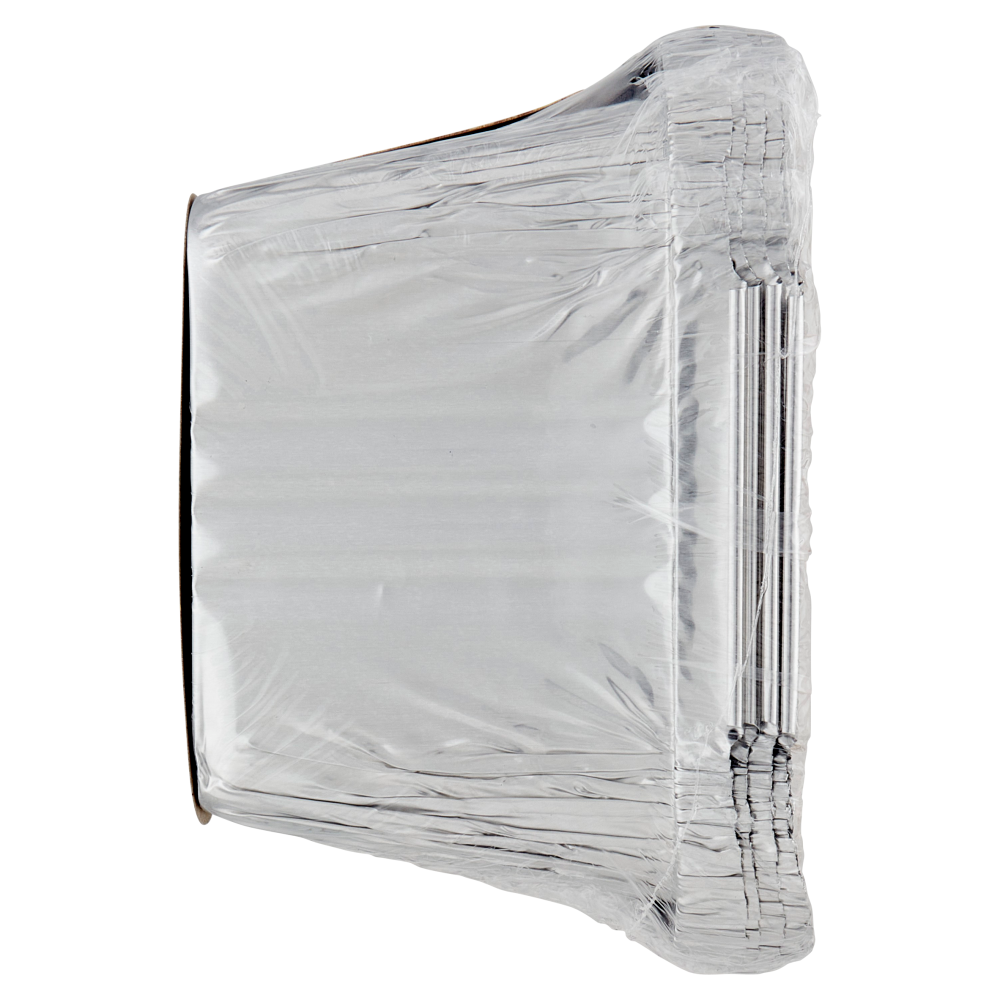 Carrefour Vaschette Profonde in Alluminio con Coperchio 2 Porzioni 5 pz