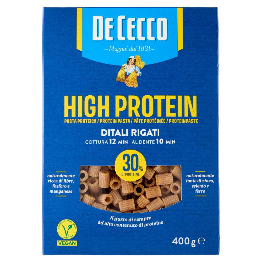 De Cecco High Protein Ditali Rigati n&deg; 59 400 g