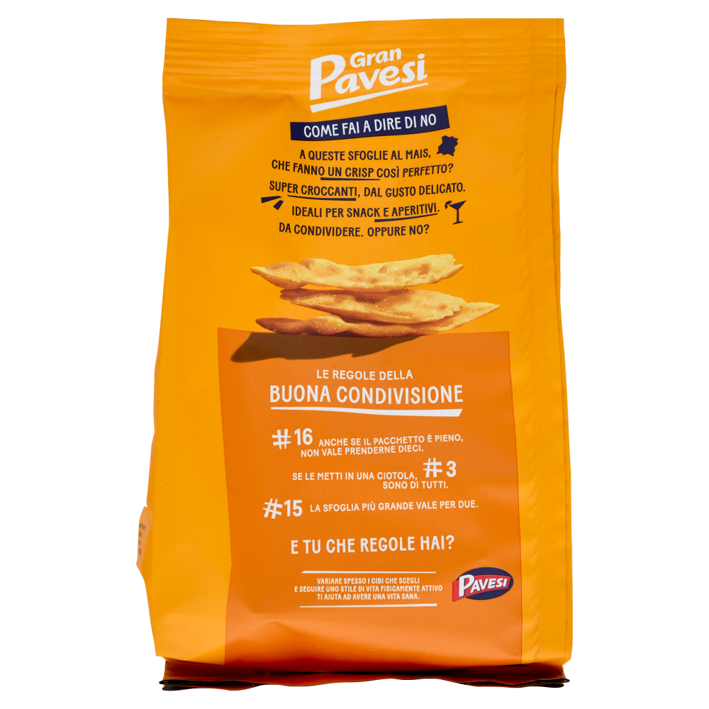 Gran Pavesi Sfoglie Mais Snack Cotte al Forno 150g