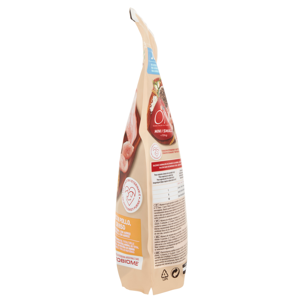 PURINA ONE Mini/Small Junior Ricco in Pollo con Riso 800g