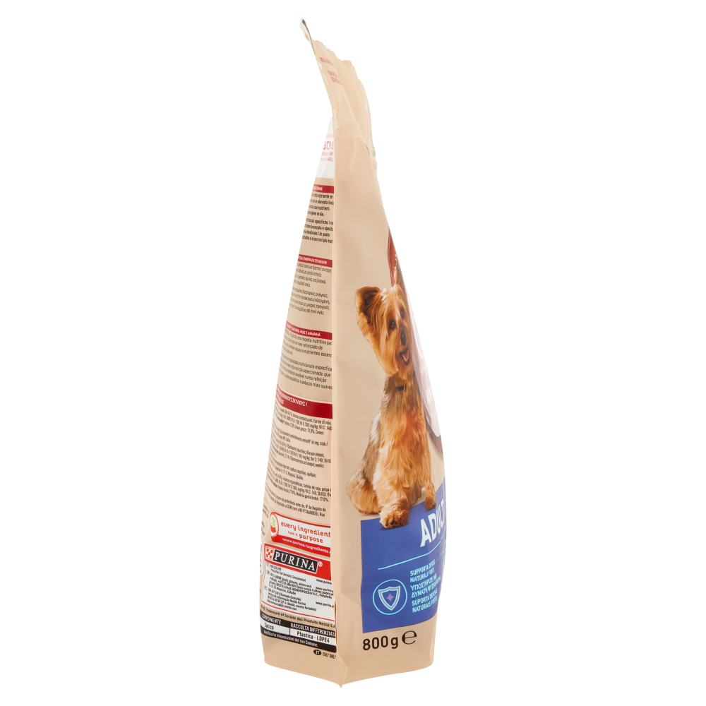 PURINA ONE Mini/Small Adult Ricco in Manzo con Riso 800 g