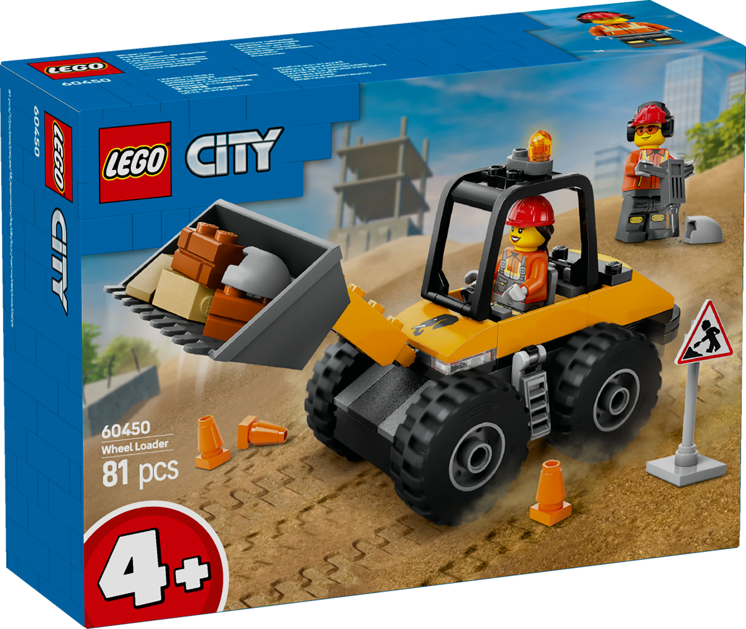 LEGO City Pala gommata gialla
