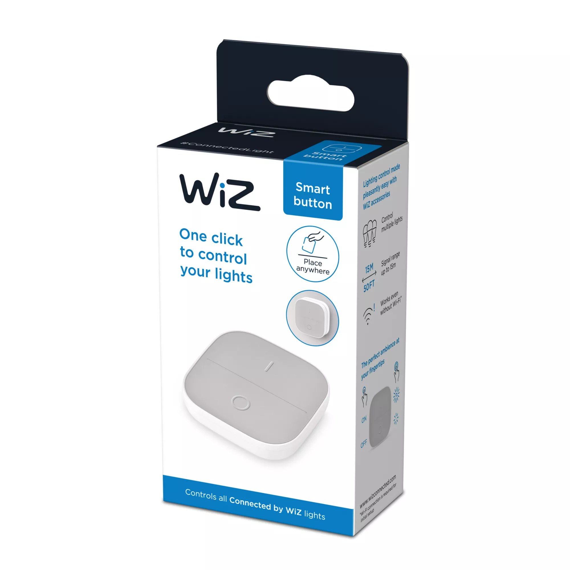 WiZ Portable button