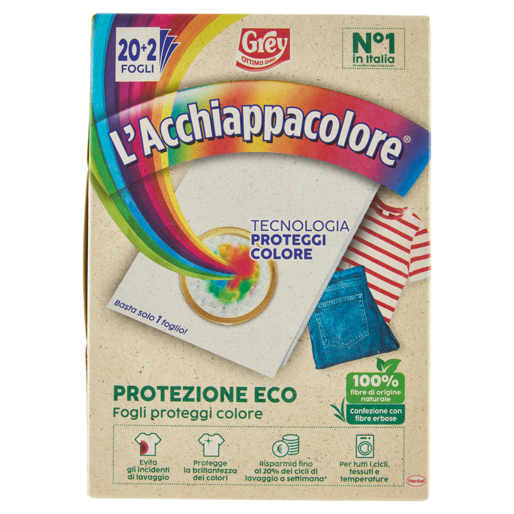 GREY l'Acchiappacolore Protezione Eco 20+2 Fogli