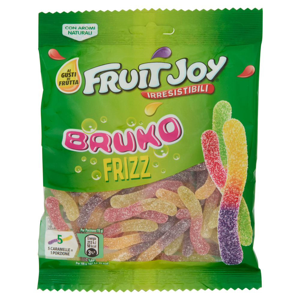 FRUIT JOY Caramelle Gommose Bruko Frizz 170g