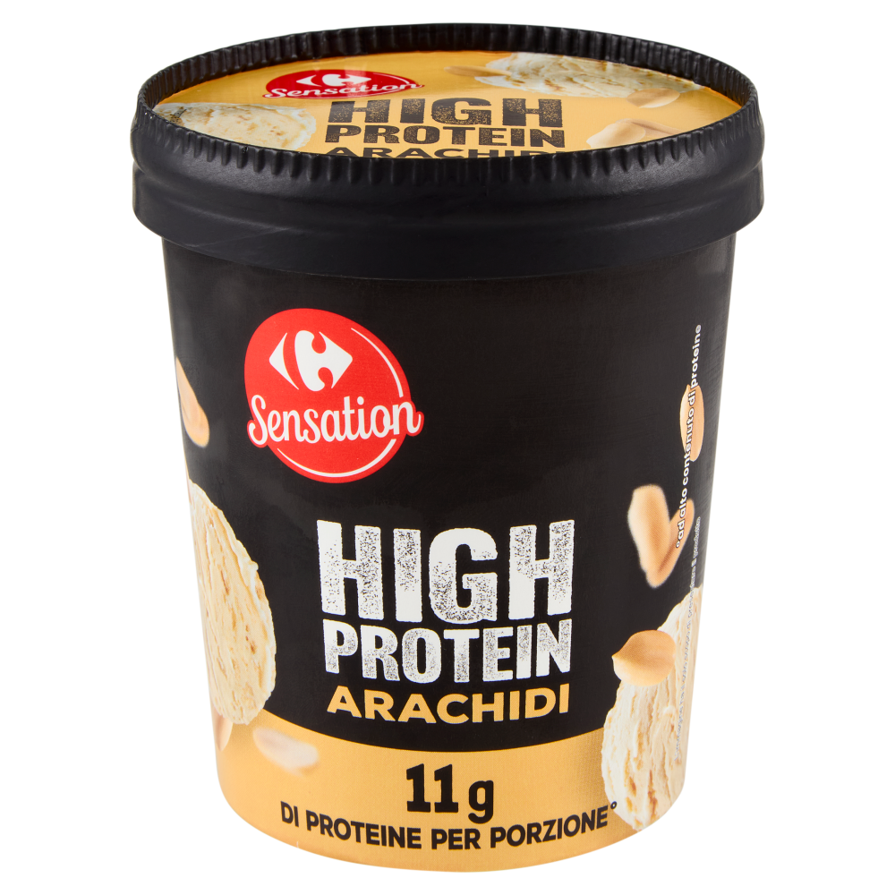 Carrefour Sensation High Protein Gelato Arachidi 320 g