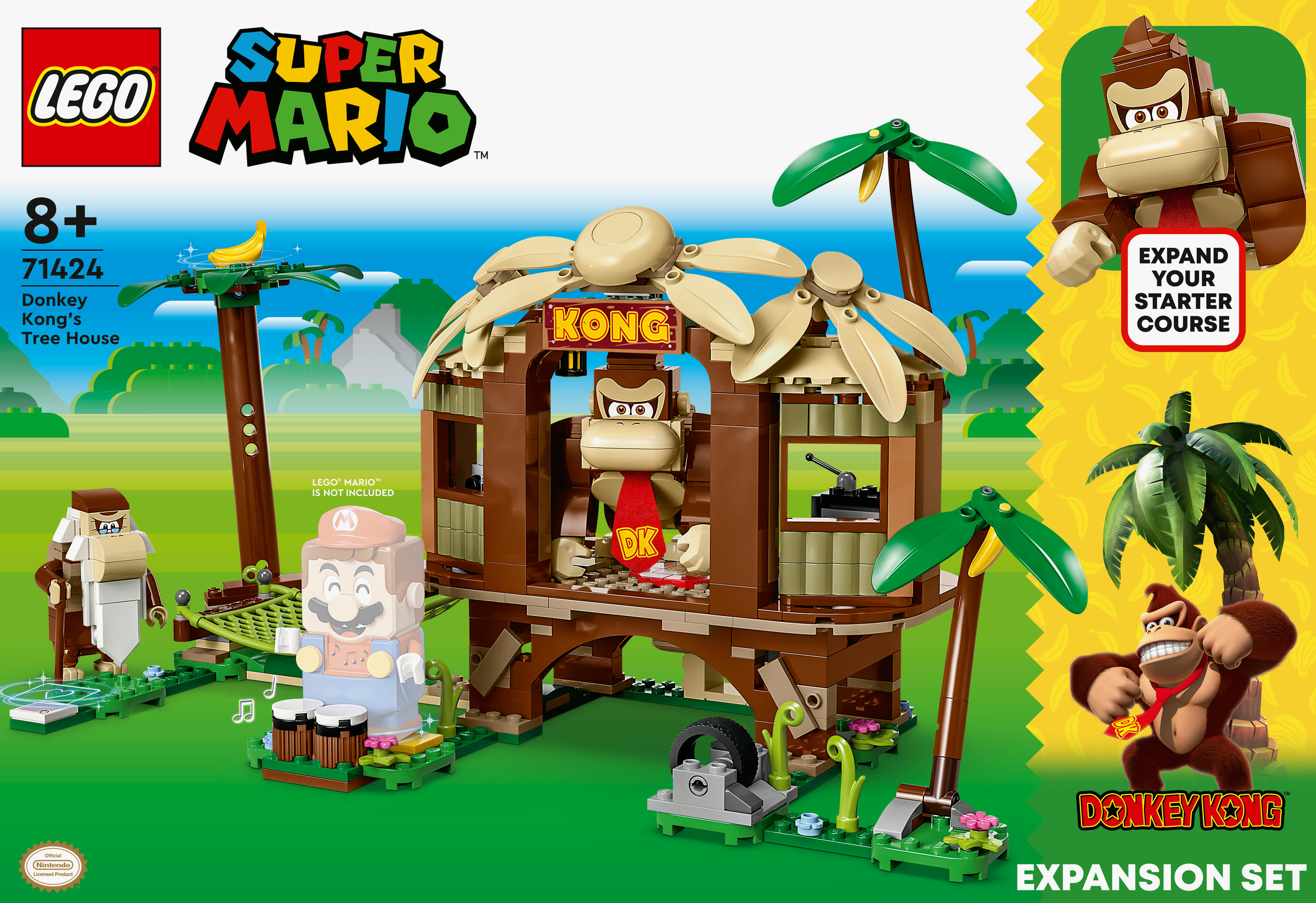 LEGO Super Mario Pack di espansione Casa sull'albero di Donkey Kong
