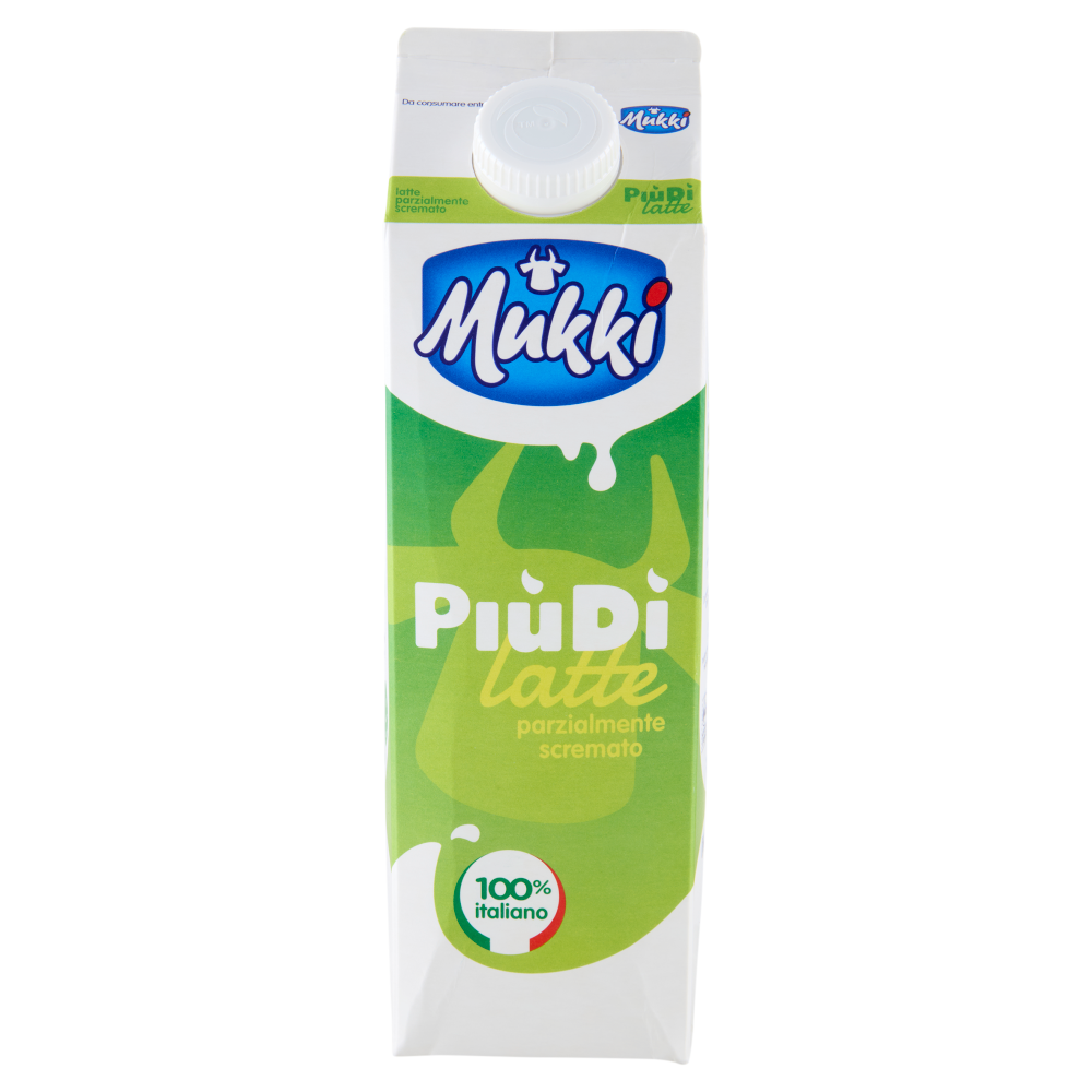 Mukki Pi&ugrave; D&igrave; latte parzialmente scremato 1 Litro