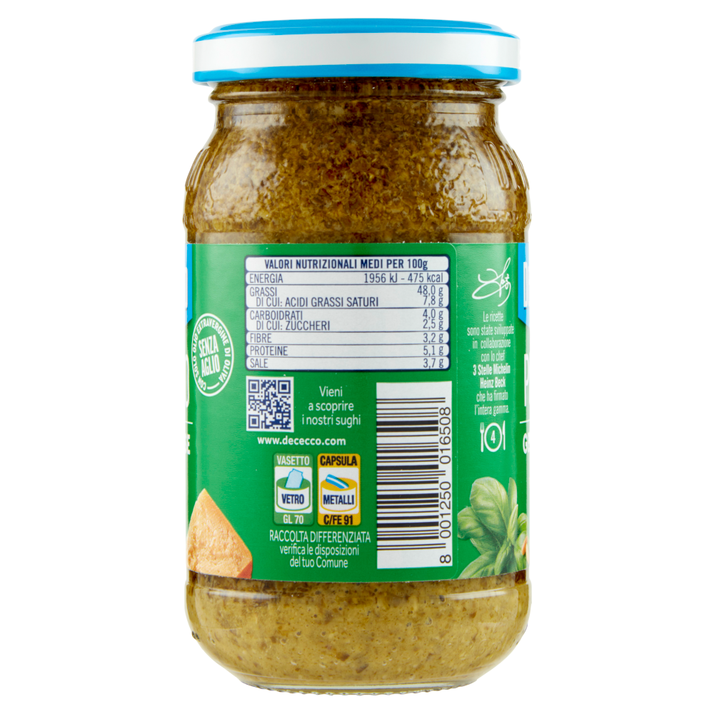 De Cecco Pesto alla Genovese con Parmigiano Reggiano 190 g
