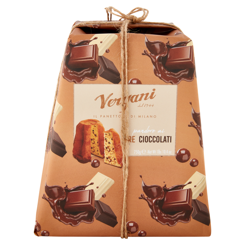 Vergani pandoro ai Tre Cioccolati 750 g