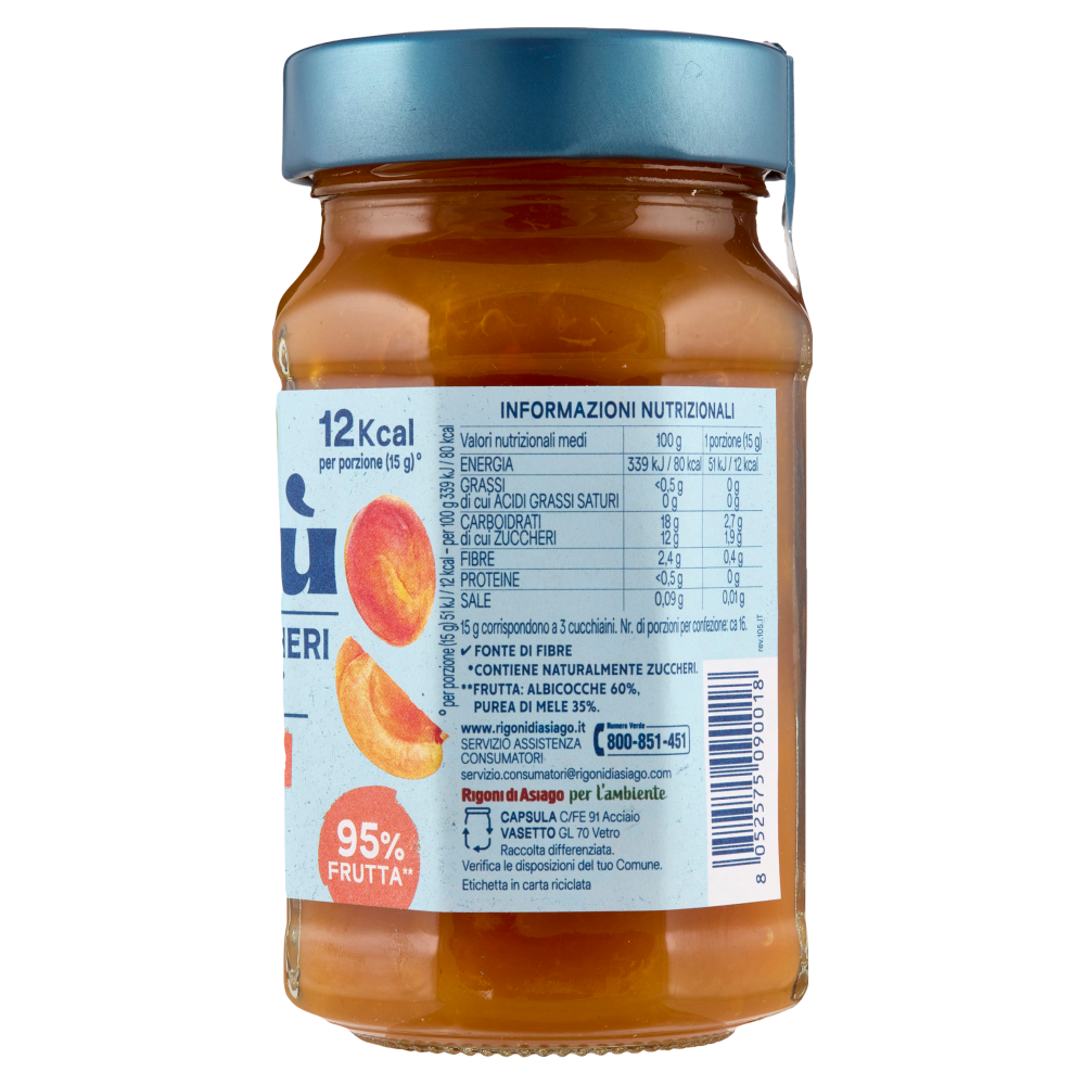 Rigoni di Asiago Natù Senza Zuccheri Aggiunti° Albicocche bio 240 g