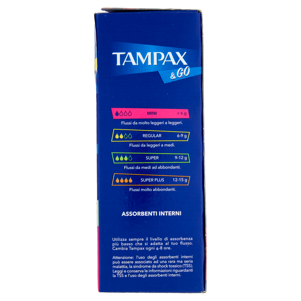 Tampax & Go Mini 18 pz