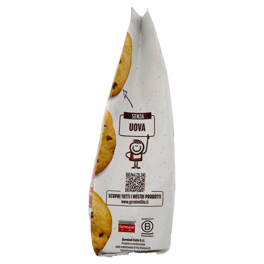 Germinal Bio Buoni per Natura Biscotti con Gocce di Cioccolato 250 g