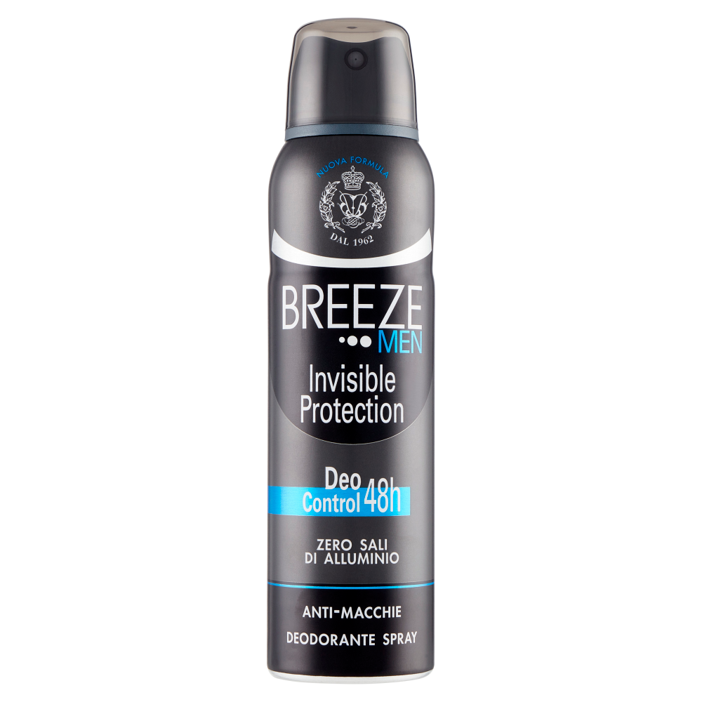 Breeze Men Invisible Protection Deodorante Spray 150 mL