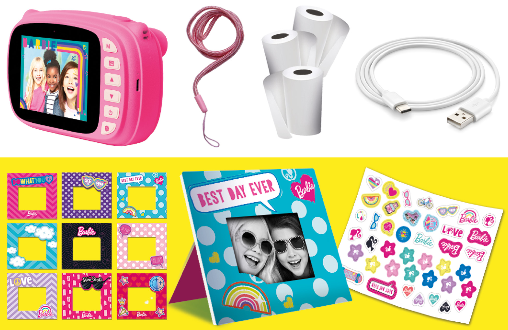 Lisciani Barbie Print Cam Hi-Tech Display 6