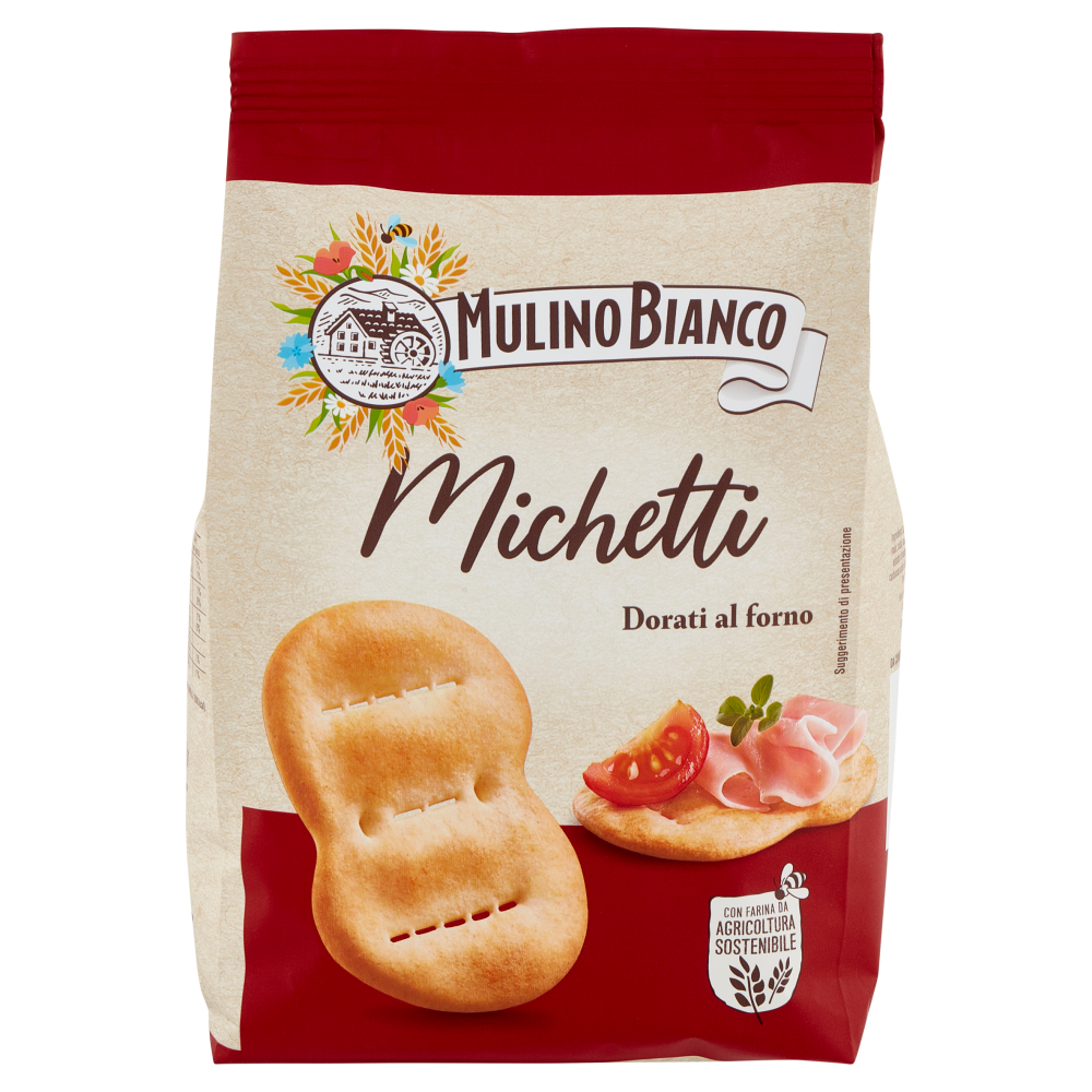 Mulino Bianco Michetti Pani Croccanti con Farina Sostenibile 295g