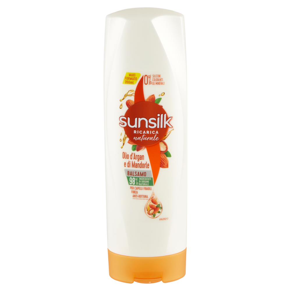 sunsilk Ricarica naturale Balsamo Olio d'Argan e di Mandorle 350 mL