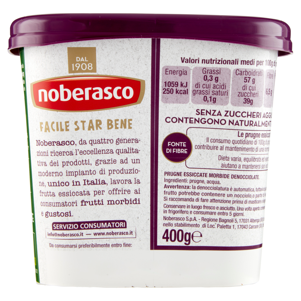 noberasco Viva la Prugna Denocciolate 400 g