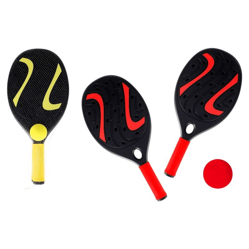Racchette padel 2 pezzi con palla