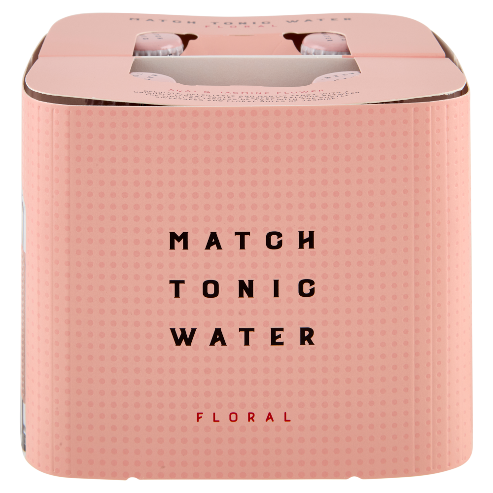 Match Tonic Water Floral A&ccedil;ai & Jasmine Flower 4 x 200 ml