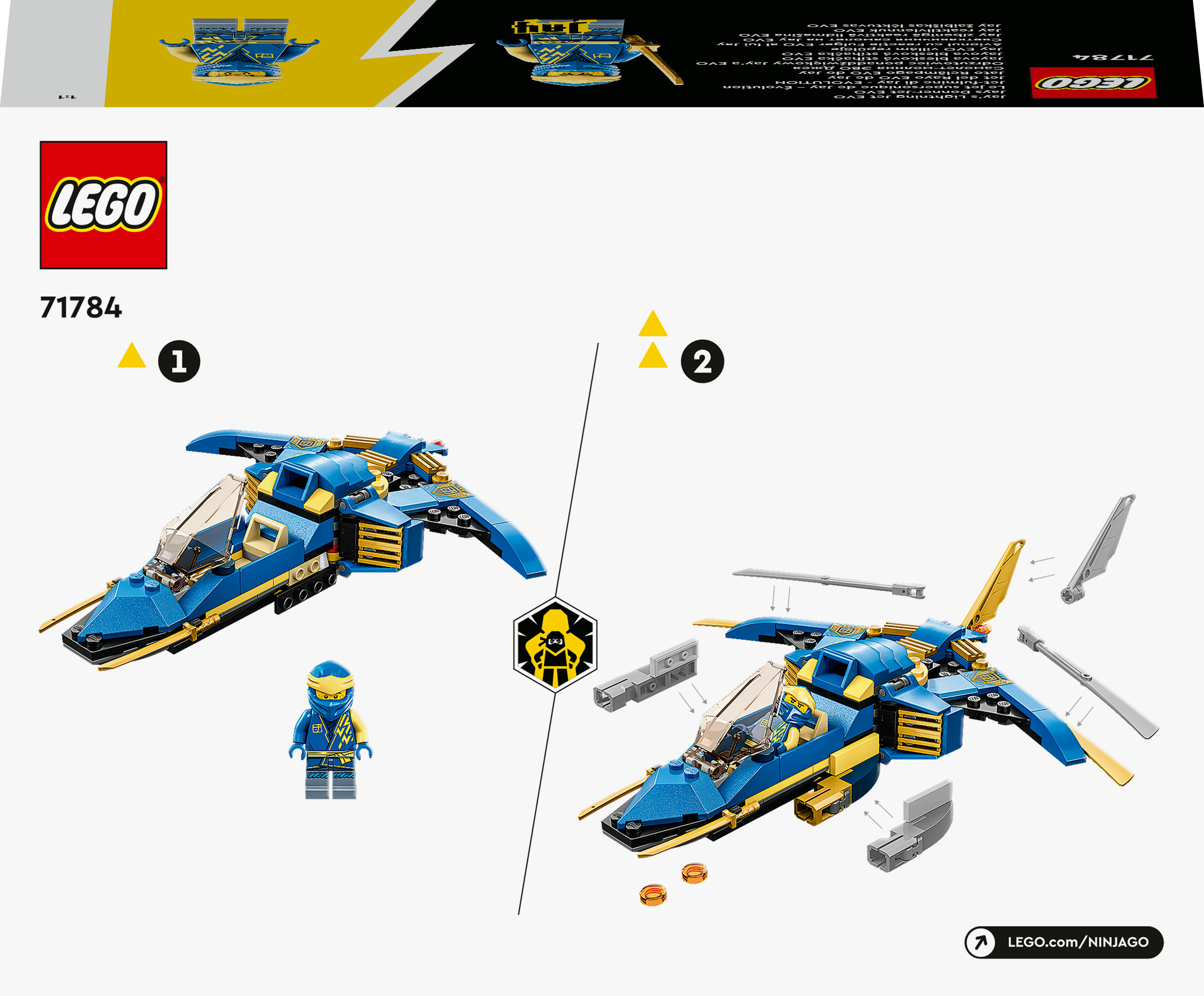 LEGO NINJAGO Jet-fulmine di Jay - EVOLUTION