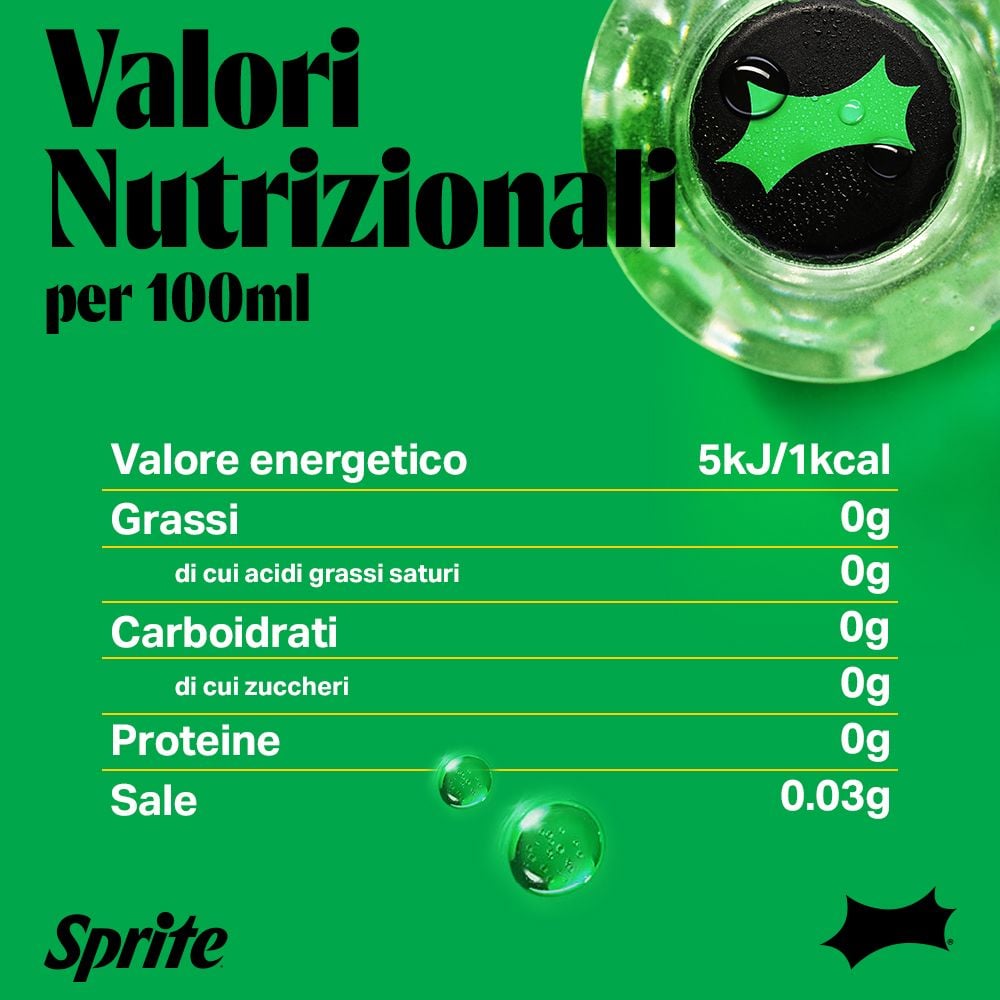 Sprite Zero Zuccheri 1,5L PET