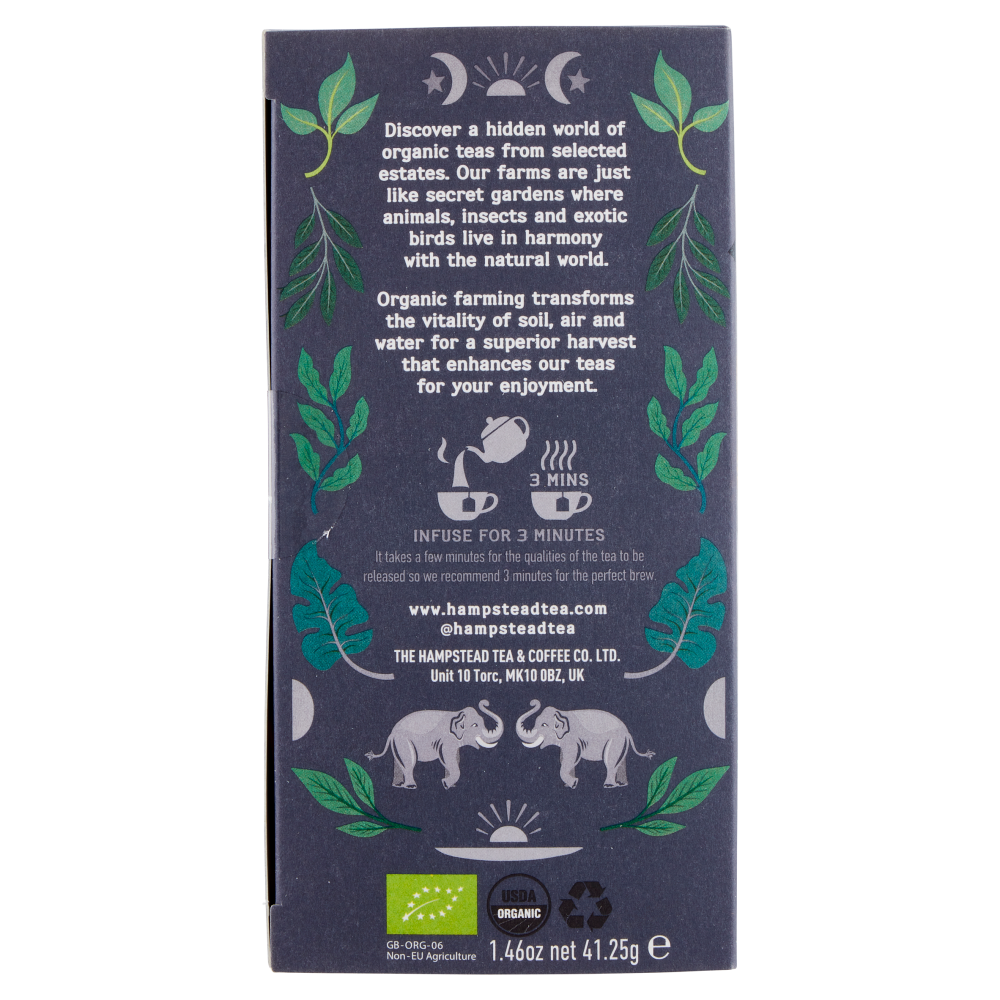 Hampstead Organic Bio Black Tea Selection 20 Sachets 41,25 g