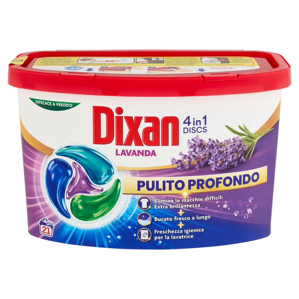 DIXAN Discs Lavanda 21pz (346,5g)