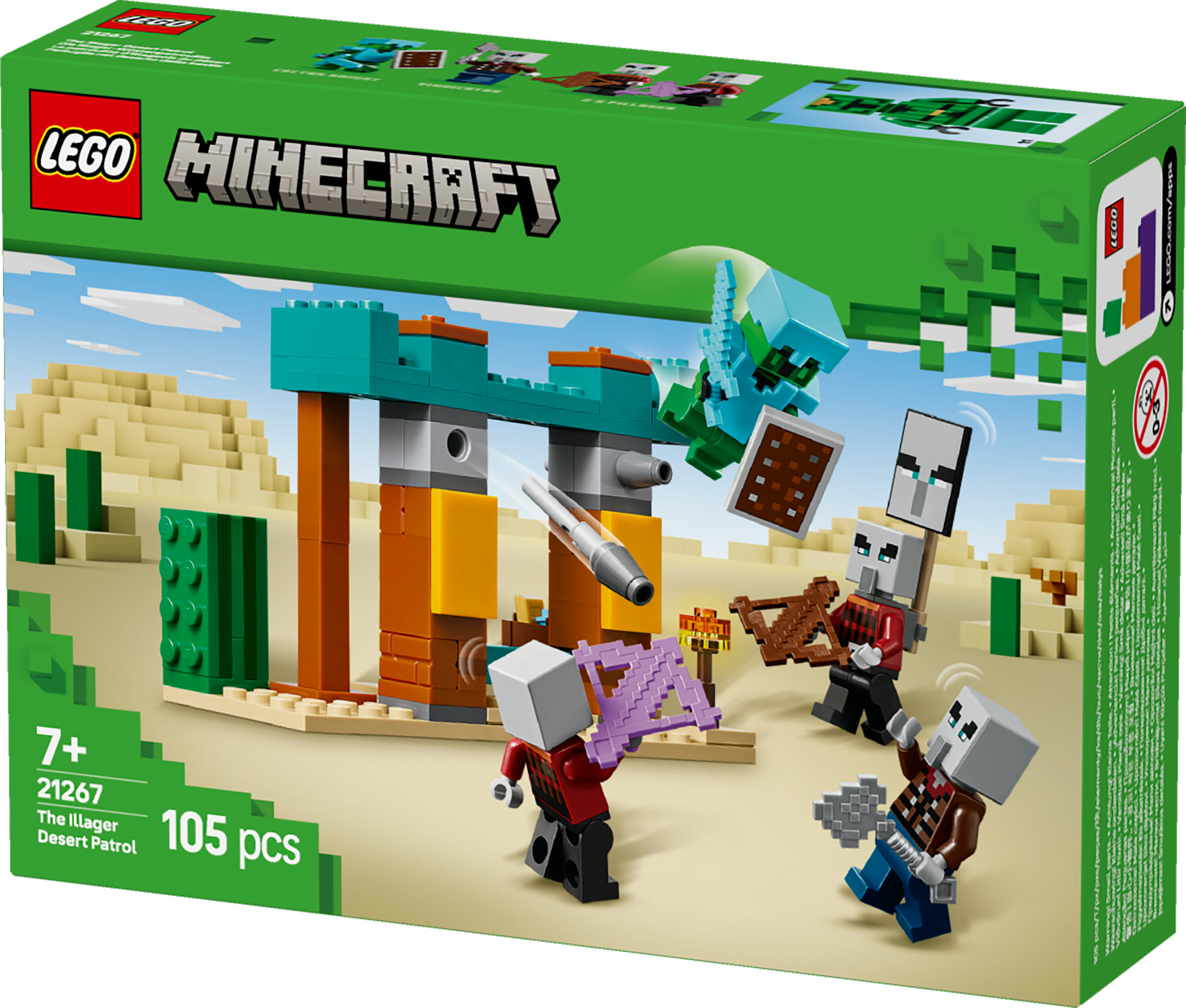 LEGO Minecraft Pattuglia nel deserto della bestia