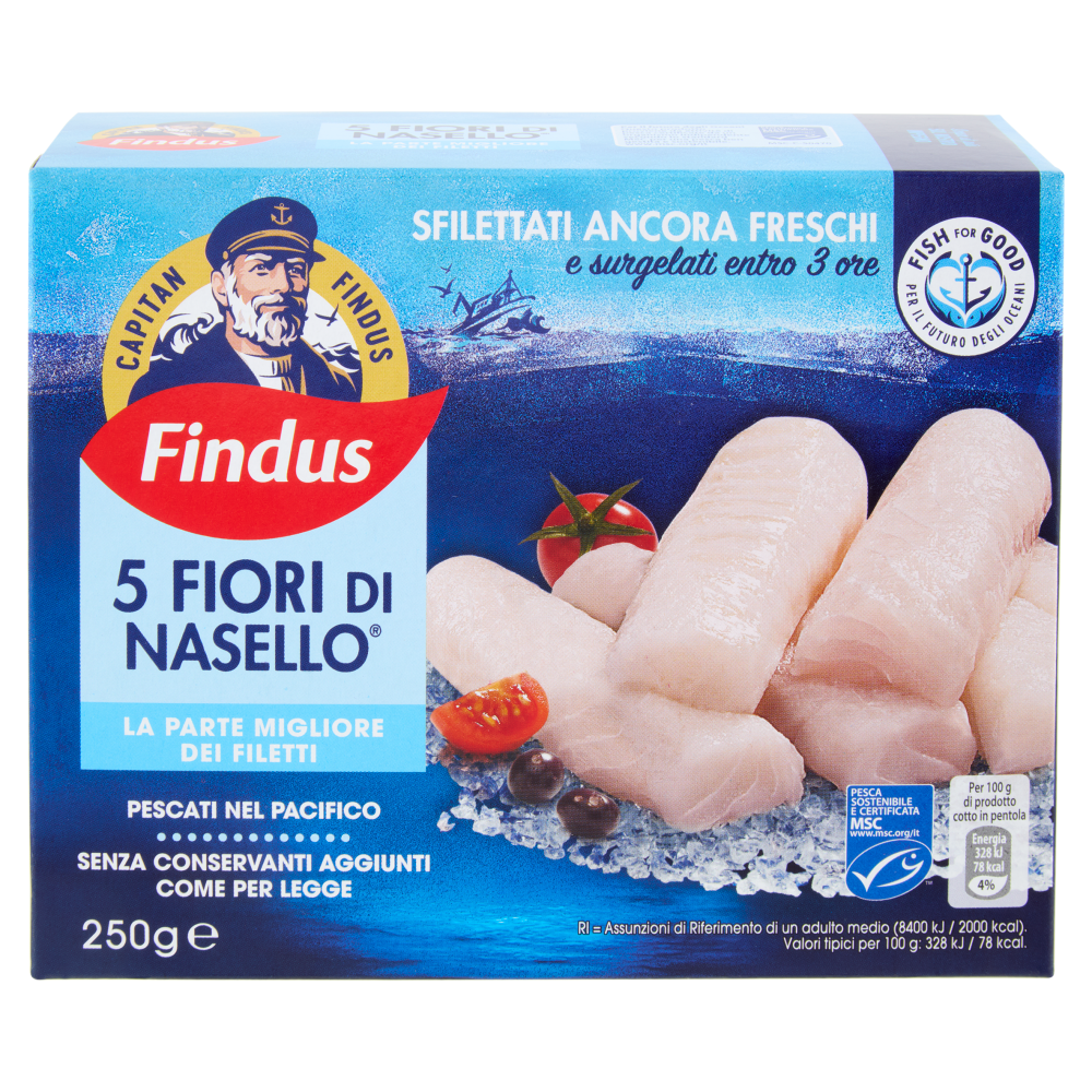 Capitan Findus 5 Fiori Di Nasello 250 g
