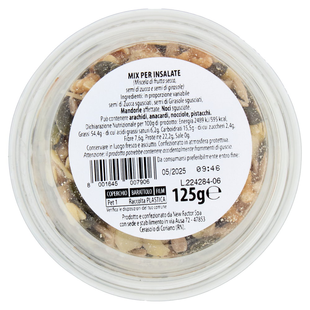 Mister Nut Wellness Mix per Insalate 125 g