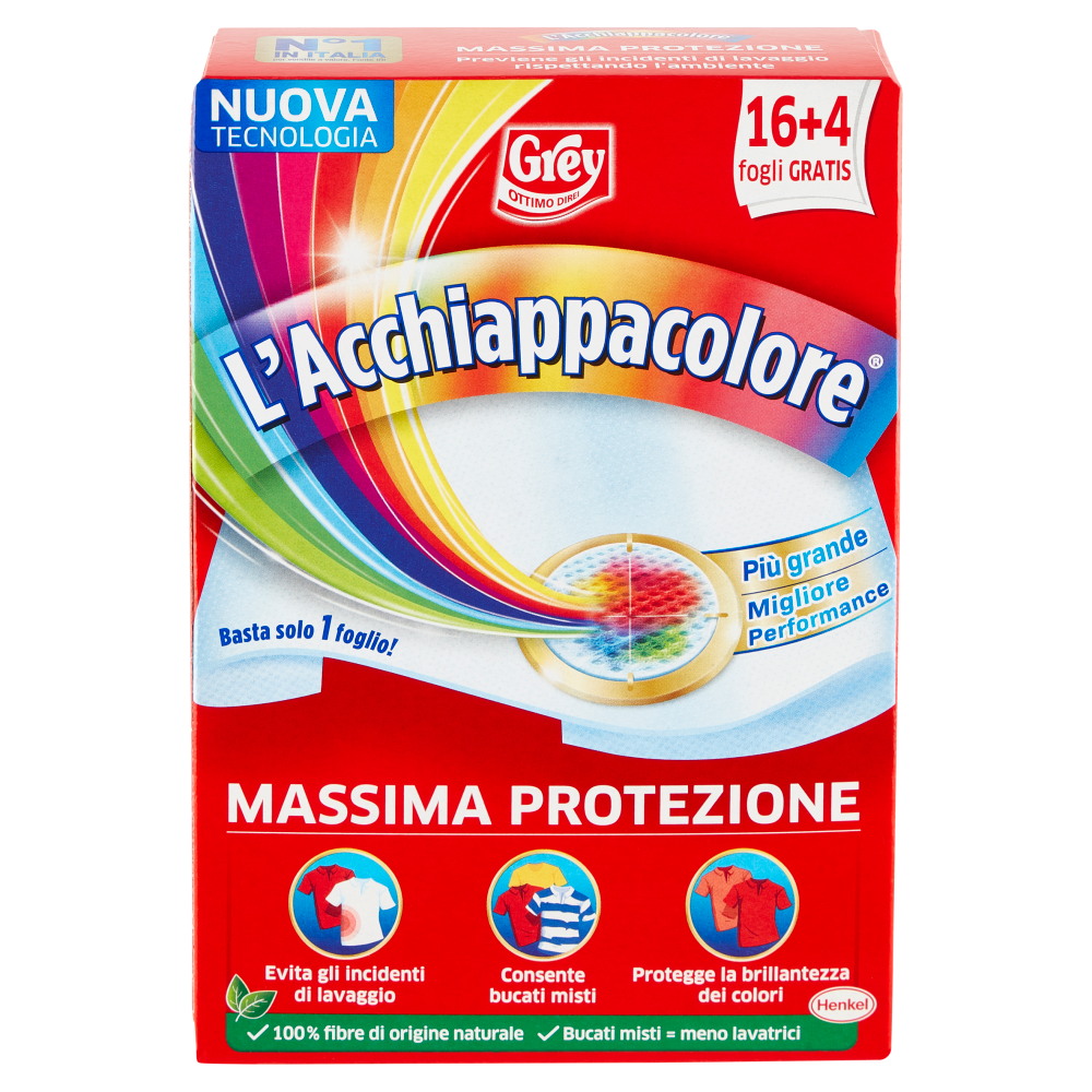 GREY l'Acchiappacolore 16+4 fogli