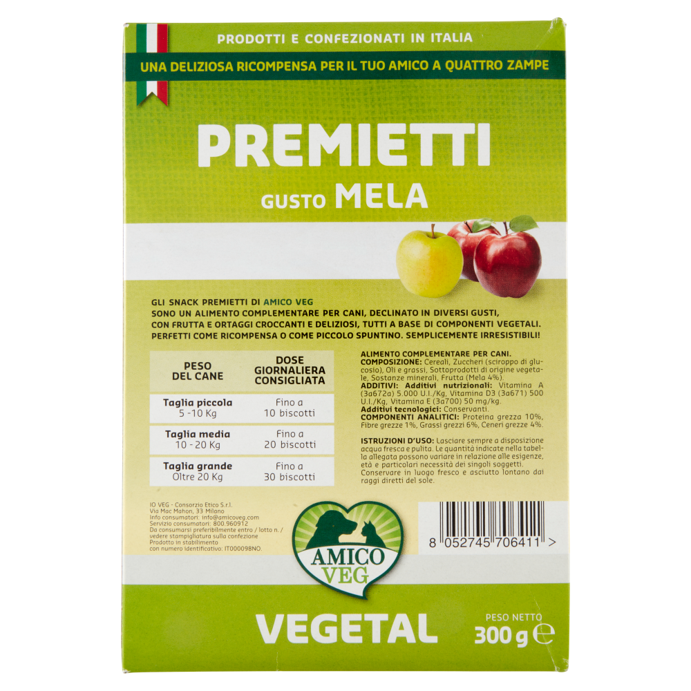 Amico Veg Premietti Gusto Mela 300 g