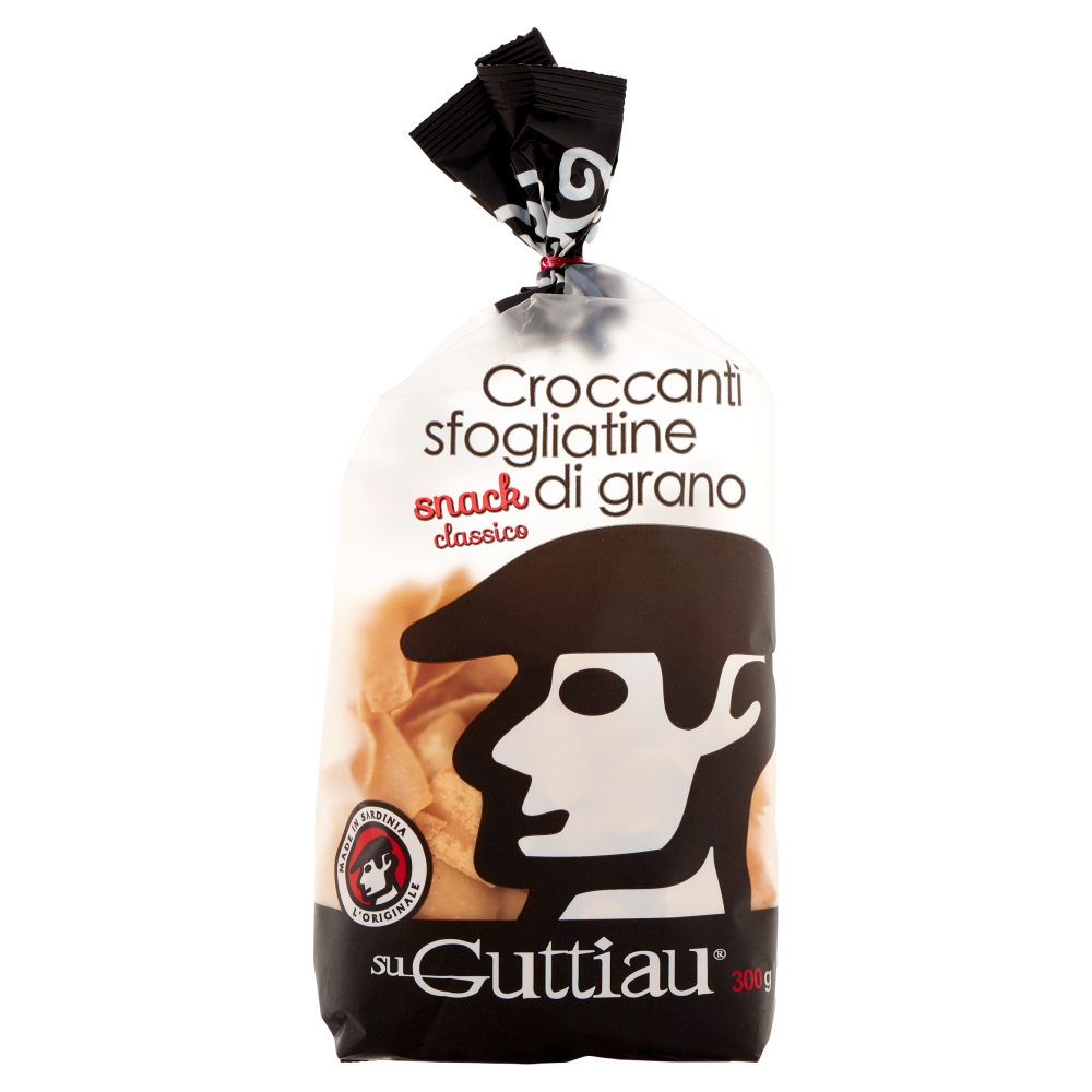 su Guttiau Croccanti sfogliatine di grano snack classico 300 g