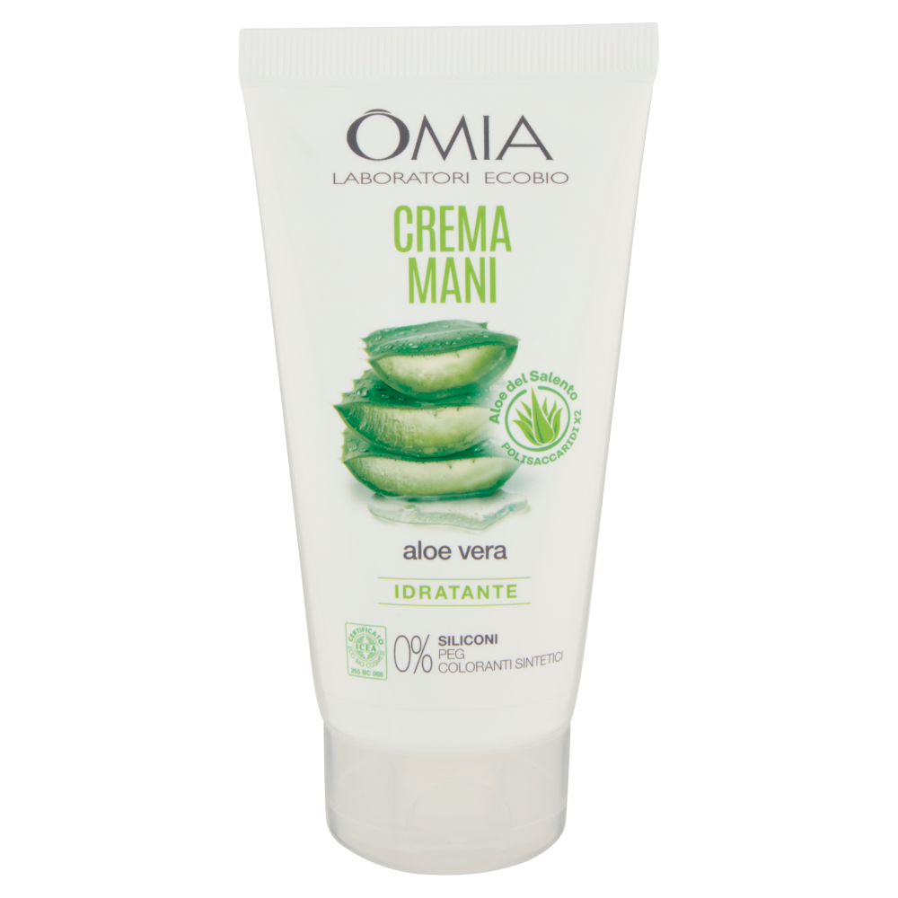 Omia Laboratori Ecobio Crema Mani Idratante aloe vera 75 ml