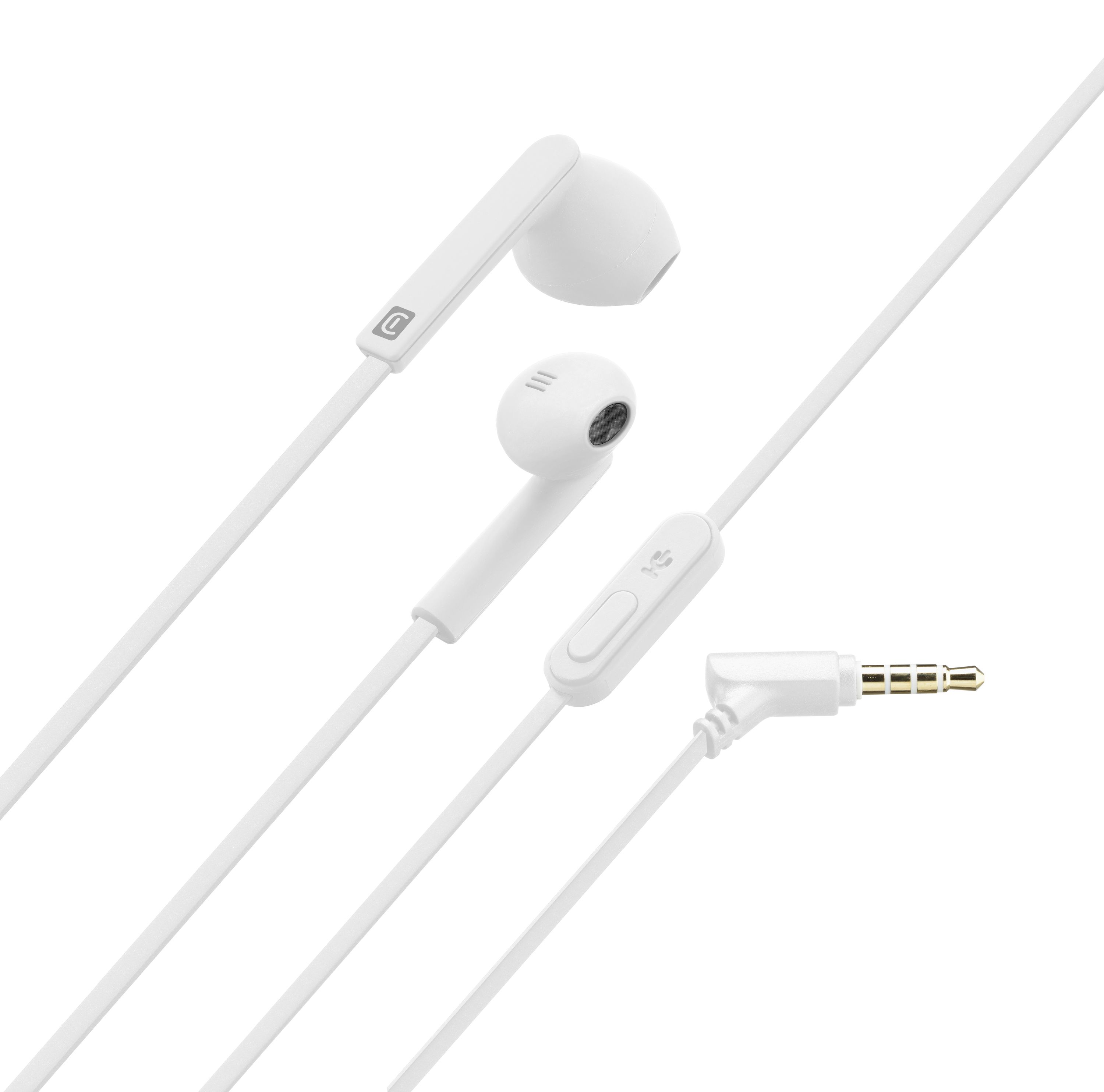 Cellularline MANTIS Auricolari stereo a capsula con microfono e tasto di risposta