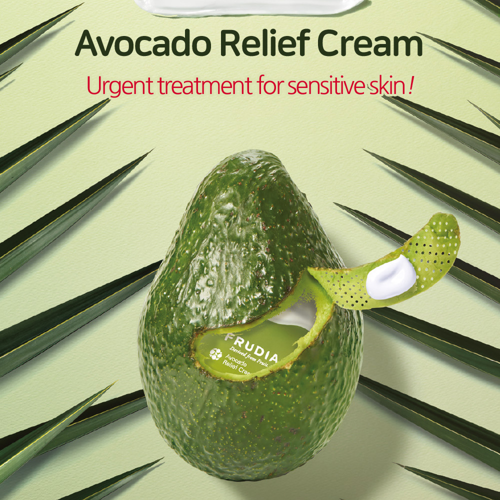 FRUDIA Avocado Relief Cream – Mini Crema giorno e notte 10 ml