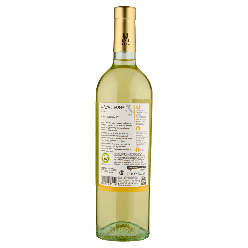 Mezzacorona I Classici Chardonnay Trentino DOC 75 cl