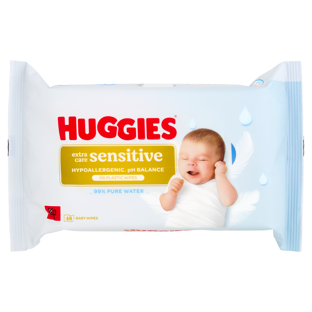 Huggies extra care sensitive Baby Wipes 48 pz