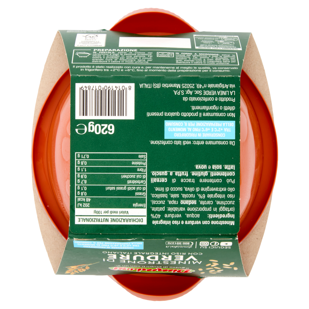 DimmidiSì Minestrone di Verdure 620 g