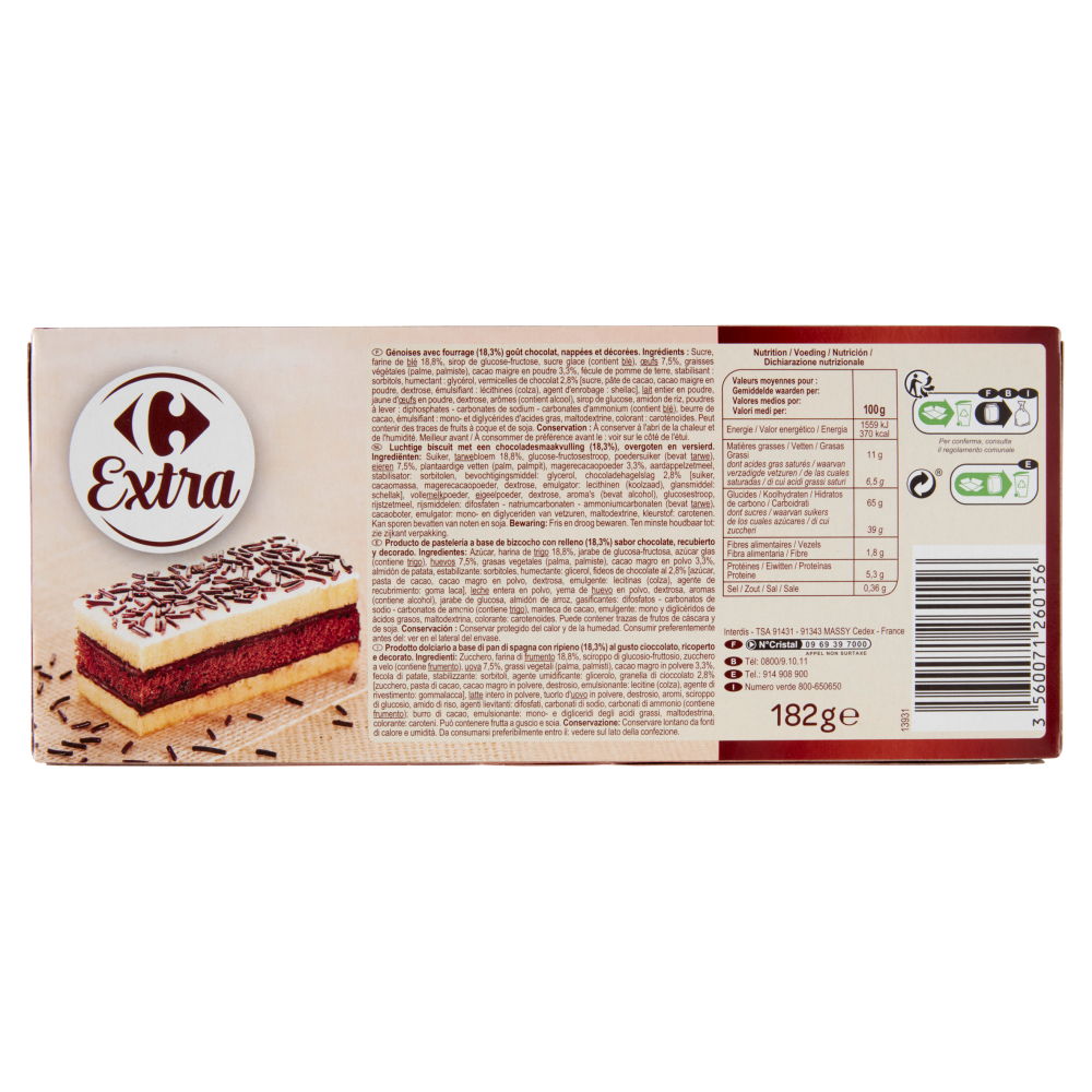 Carrefour Extra il Délicio Original 182 g
